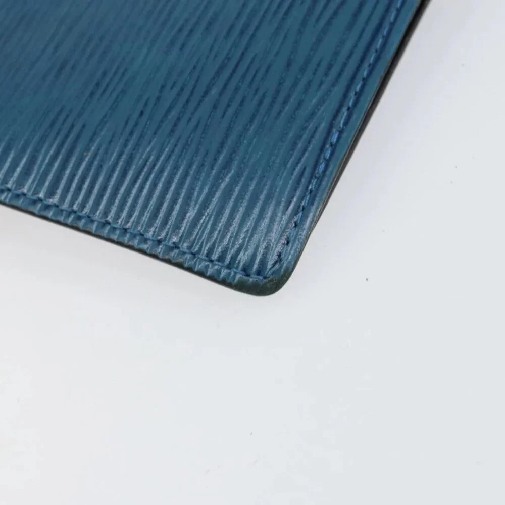 LOUIS VUITTON Epi Agenda PM Day Planner Cover Blue